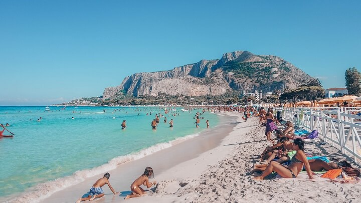 Mondello-Beach