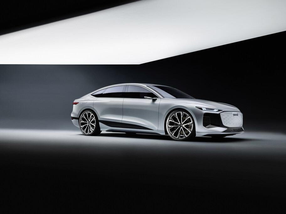 Audi A6 e-tron concept: más de 450 hp y 700 km de autonomía para este sedán eléctrico