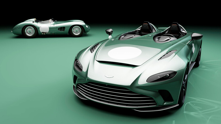 El Aston Martin V12 Speedster rinde tributo al DBR1 que ganó en Le Mans