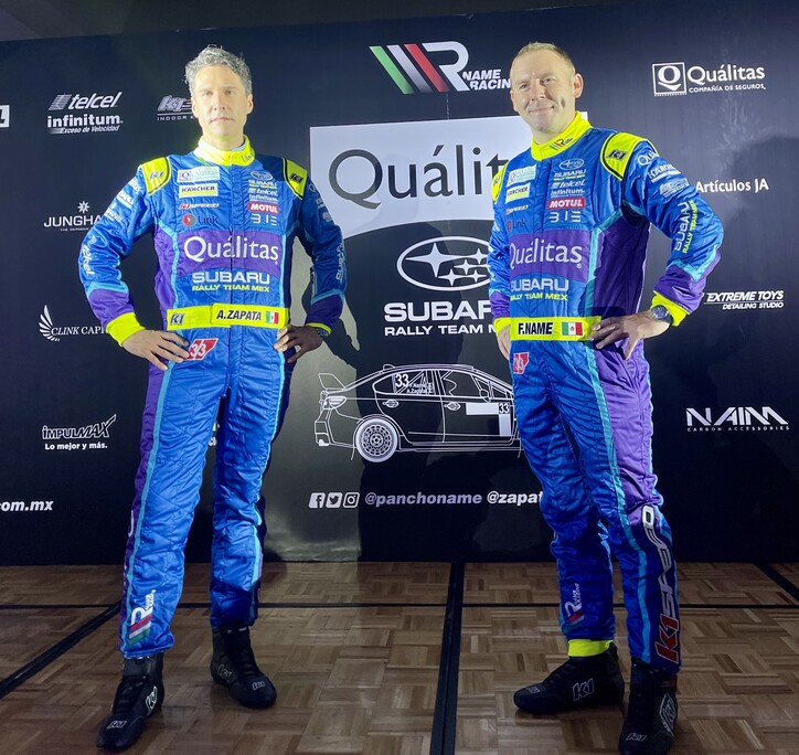 Subaru de México presenta su equipo de rallies, denominado Quálitas Subaru Rally Team