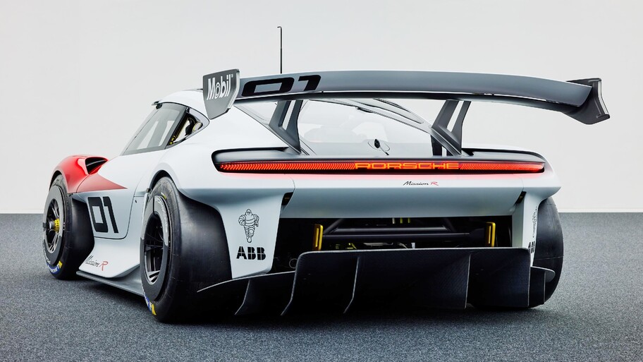 Porsche Mission R Concept, un auto de carreras 100% eléctrico