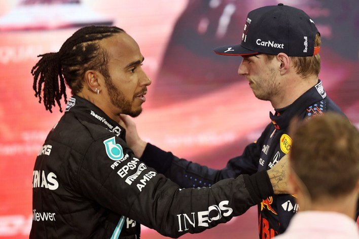 Max Versappen y Lewis Hamilton
