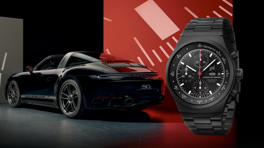 Chronograph 1 - 911 Porsche Design 50th Anniversary Edition, un reloj retro modernizado
